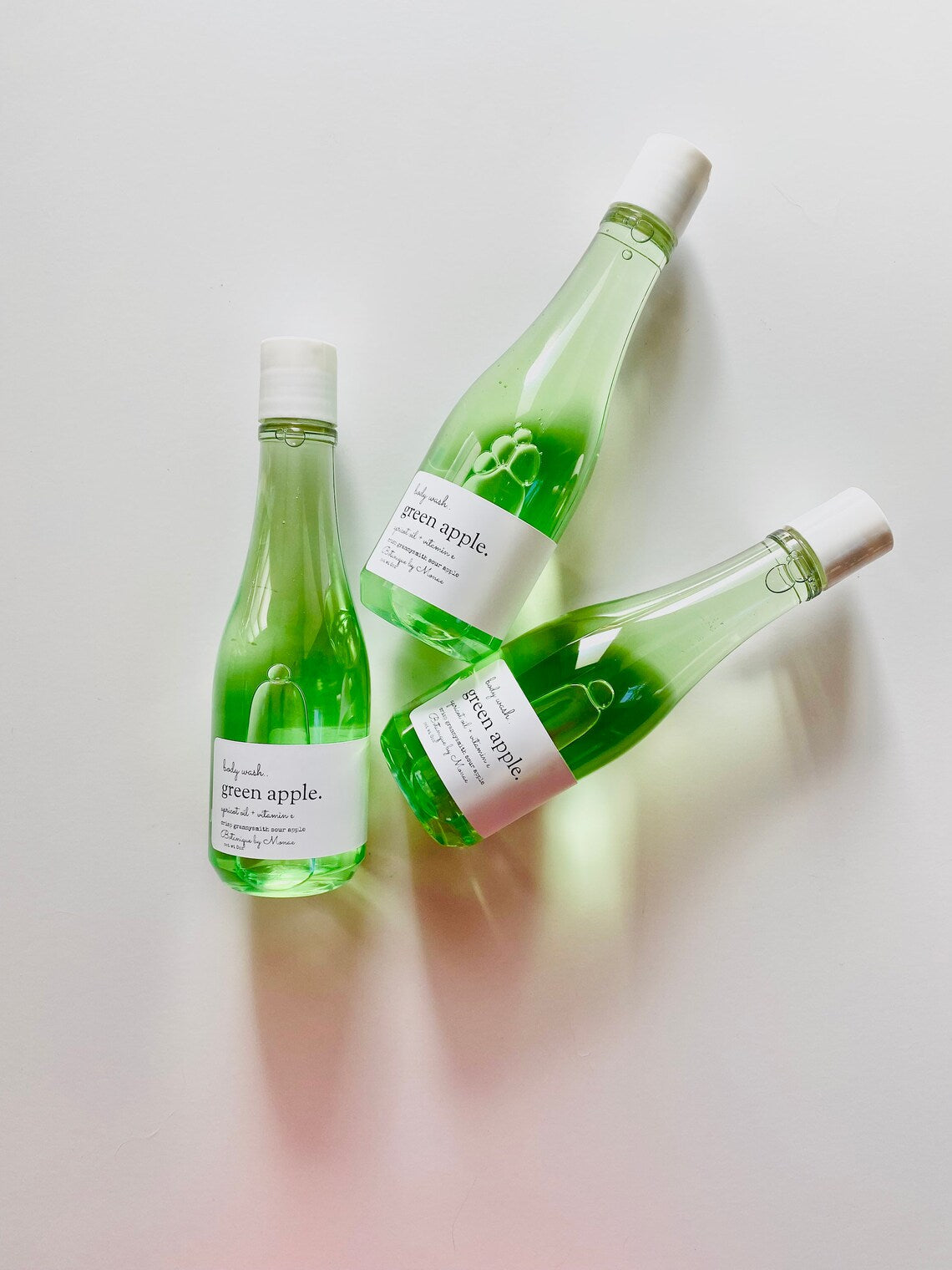 Body Wash, Green Apple, Shower Gel, Liquid Soap