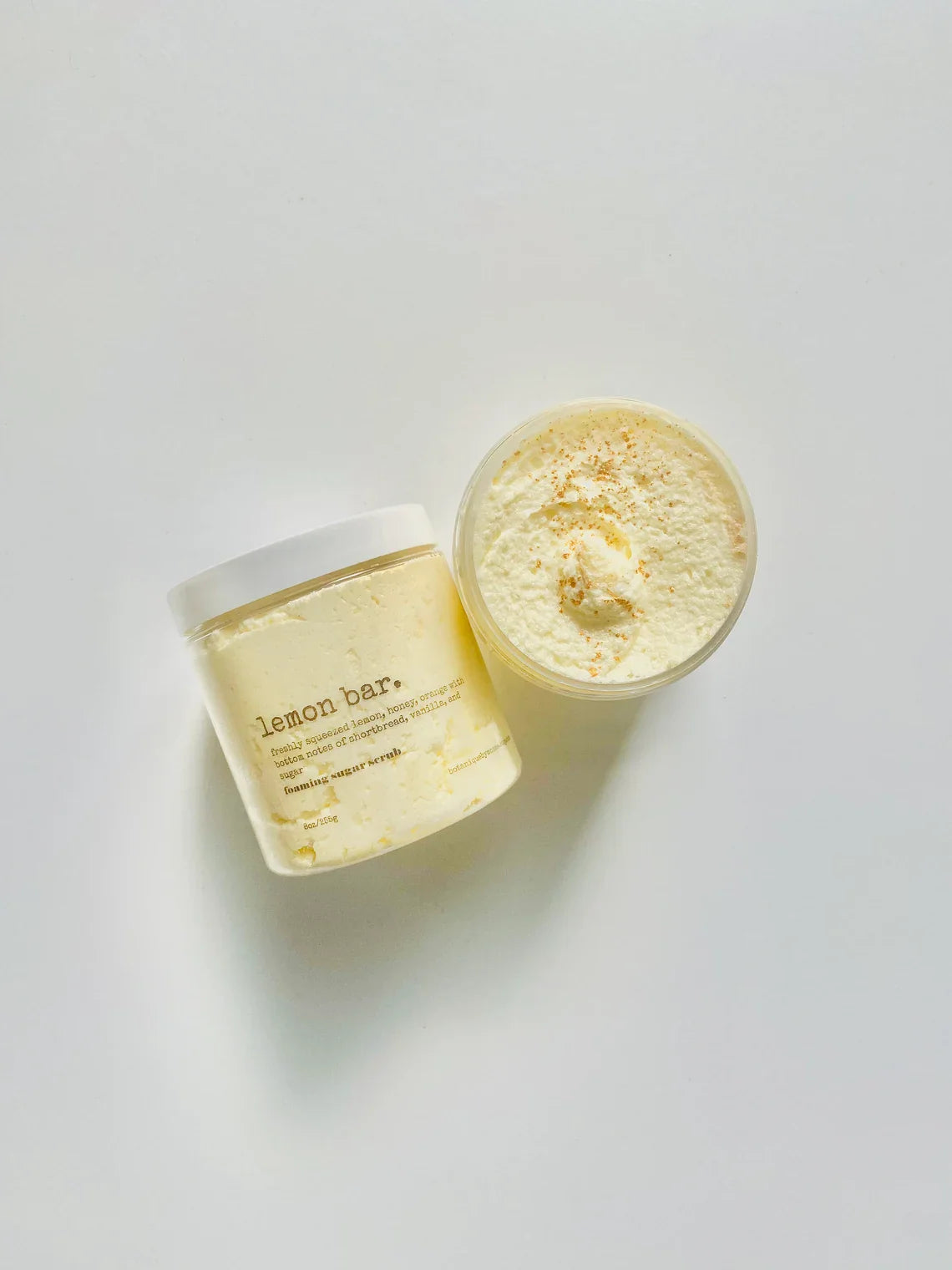 Lemon Bar Foaming Sugar Scrub: Shea Butter & Coconut Oil (8oz)