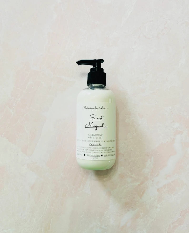 Sweet Magnolia Body Lotion: Handmade Shea Butter & Aloe Vera Cream