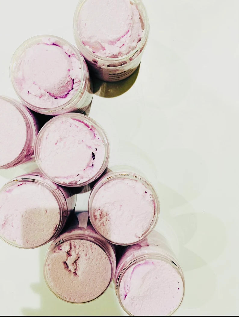 Sweet Dreams Foaming Sugar Scrub: Shea Butter Exfoliating Body Scrub