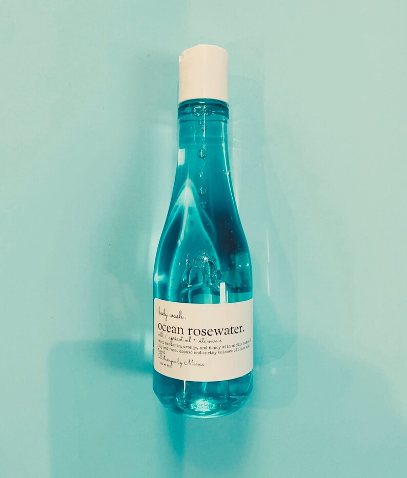 Body wash, Ocean Rosewater, Shower gel, Liquid Soap
