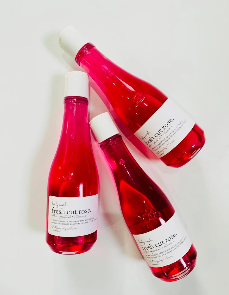 Body Wash, Fresh Cut Rose, Shower Gel, Liquid Soap