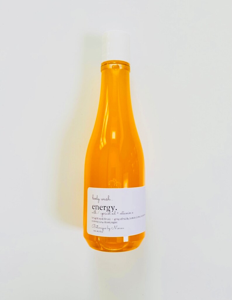 Energy Body Wash: Citrus Scented Liquid Soap
