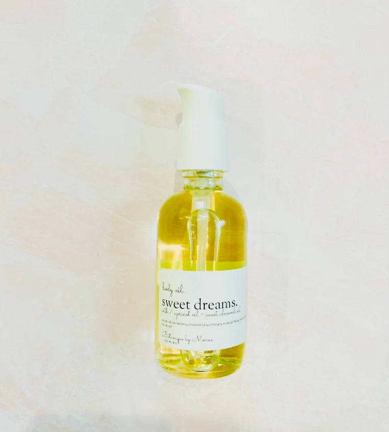 Sweet Dreams Body Oil: Lavender Chamomile Scent, Dry Skin