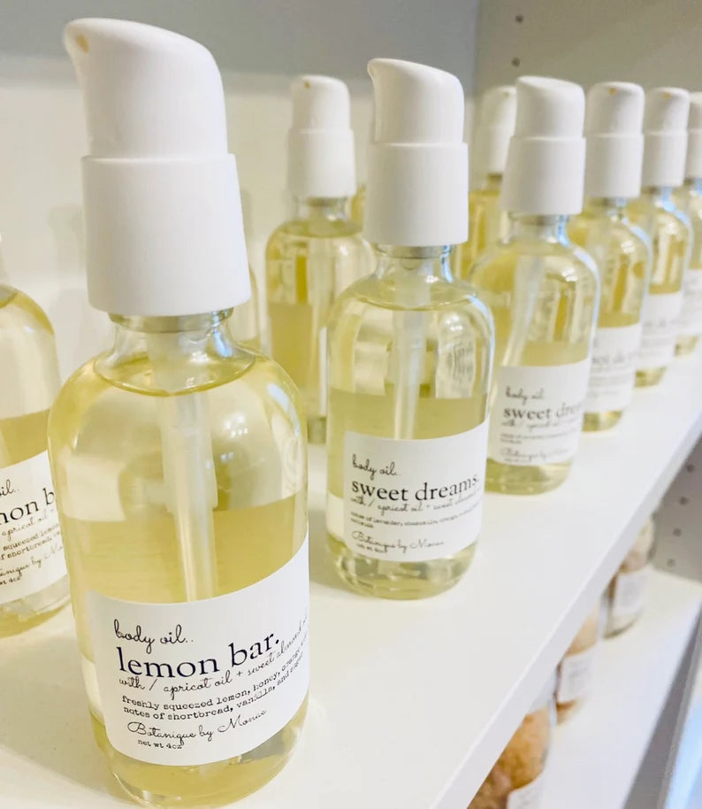 Baby Powder Scented Body Oil: Handmade Plant-Based Formula