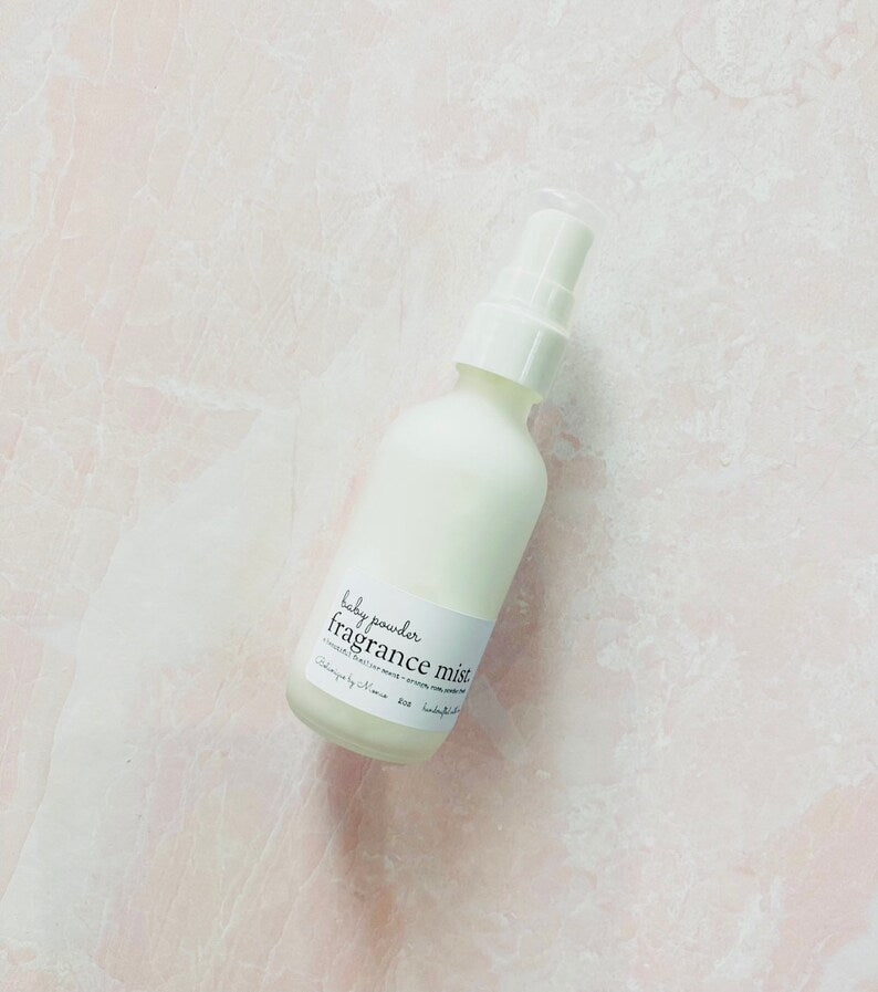 Baby Powder Body Mist: Handmade Perfume Spray, 2oz