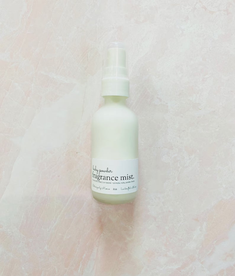 Baby Powder Body Mist: Handmade Perfume Spray, 2oz