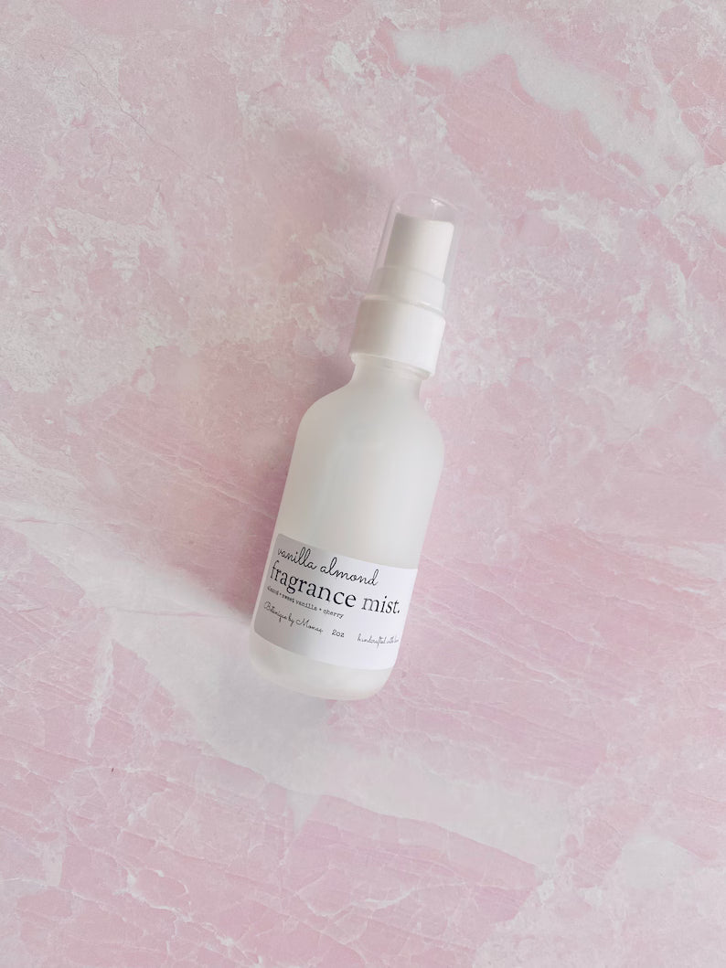 Vanilla Almond Body Mist: Handmade Perfume Spray (2oz)