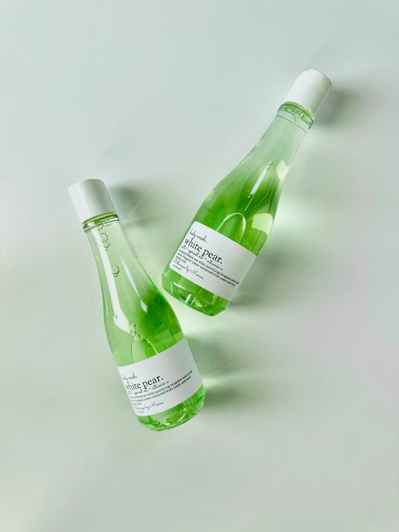 Body Wash, White Pear, Shower Gel, Liquid Soap