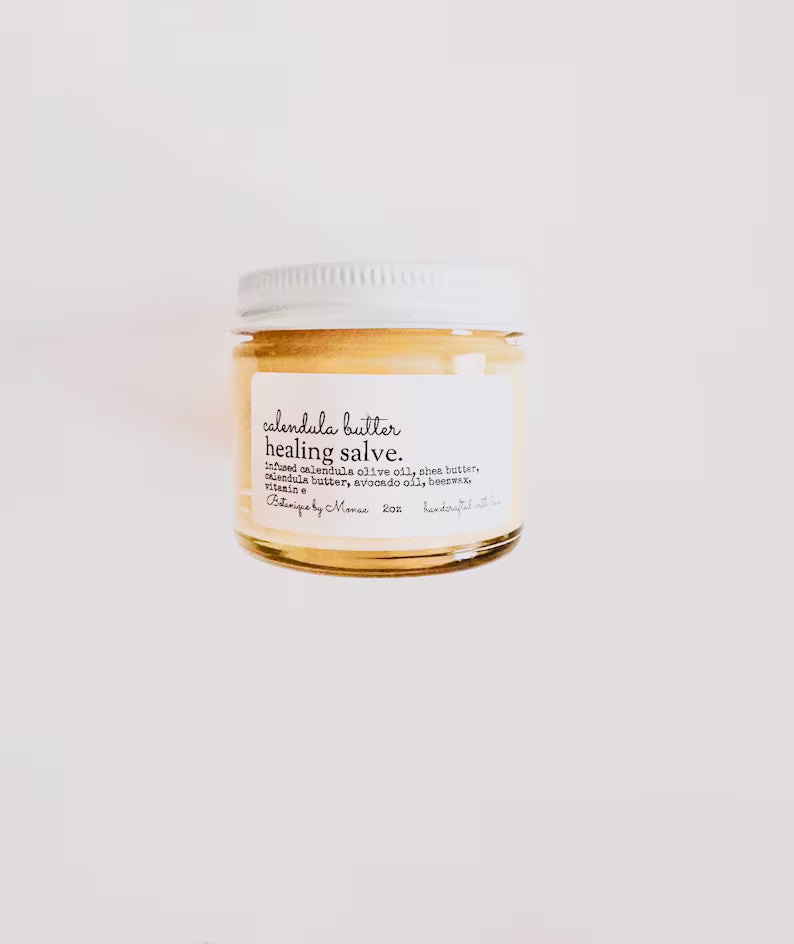 Calendula Healing Salve: Olive Oil Infusion (2oz)