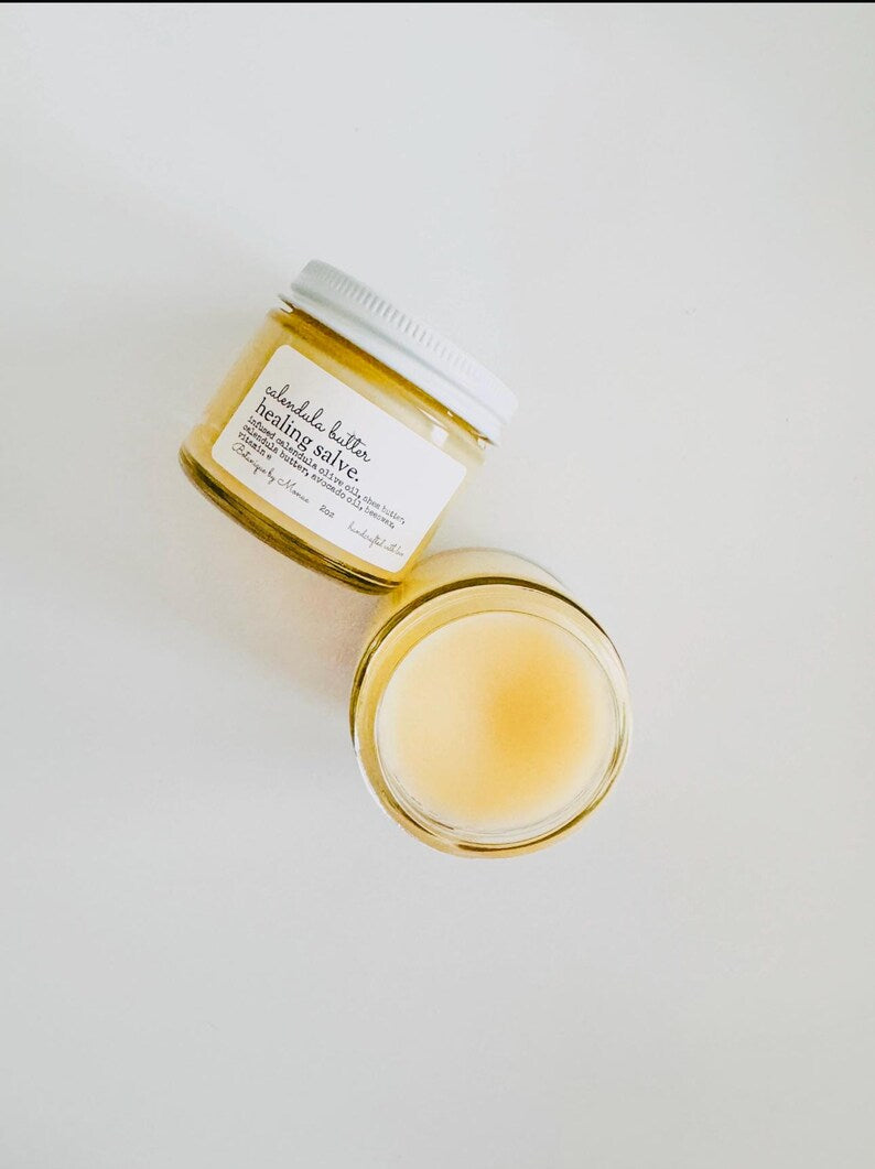 Calendula Healing Salve: Olive Oil Infusion (2oz)