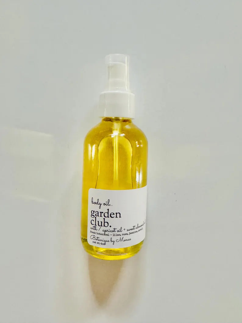 Garden Club Scented Body Oil: Handmade Plant-Based Formula