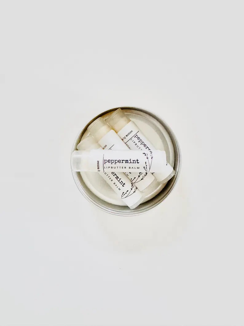 Peppermint Lip Balm, Lip Butter