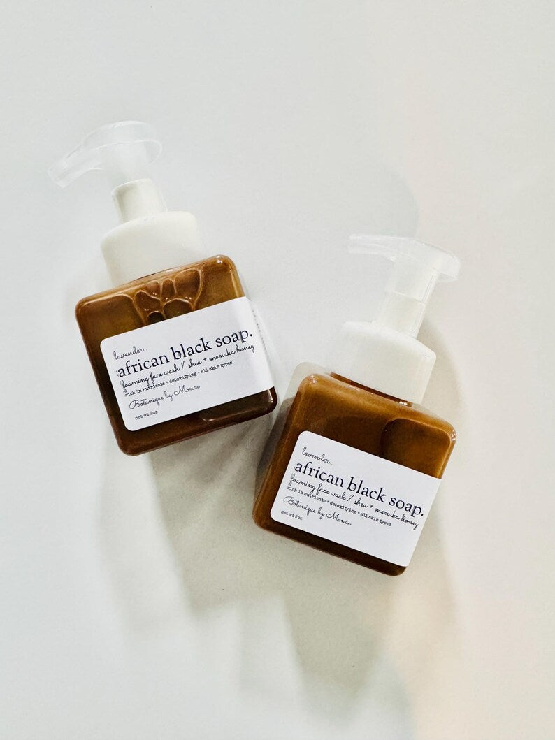 African Black Soap Face and Body Wash, black soap for face and body, acne soap for face, black soap body wash